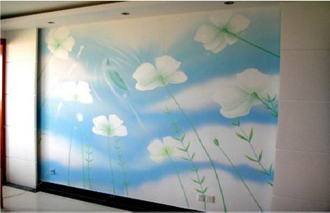 连江县画墙绘怎么画好白云的蓬松感？