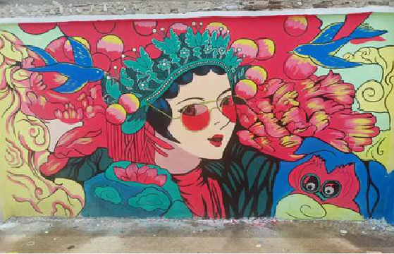 连江县墙体彩绘-网红墙