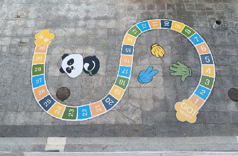 连江县地面游戏彩绘