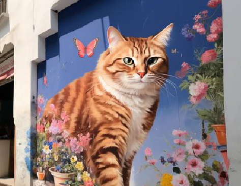 连江县自己绘制有个性的手绘墙