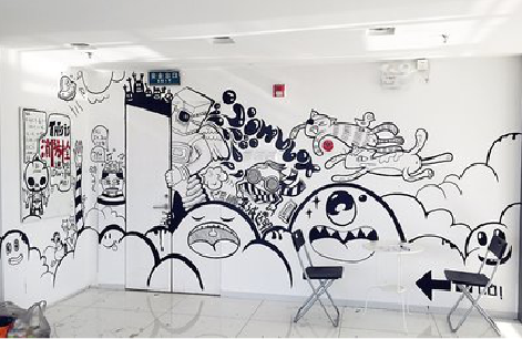 连江县手绘墙并非传统涂鸦。