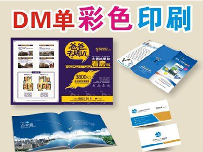 连江县单页印刷，色彩搭配简单。