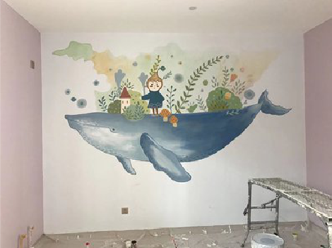 连江县手绘墙的特点及优势。